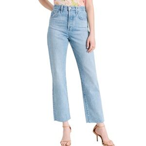 Favorite Daughter Otto High Rise‎ Boyfriend Jeans Telluride Light Wash 31